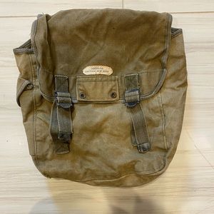 Vintage army backpack
